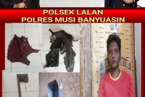 Unit Reskrim Polsek Lalan, Polres Musi Banyuasin (Muba) berhasil ungkap kasus tindak pidana pembunuhan sebagaimana dimaksud dalam pasal 338 ayat 1 KUHPidana.