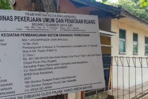 Pembangunan Pembuatan Drainase PALM Banjarbaru Di Keluhkan Warga