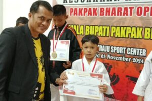Atlet Karate Dojo Gladiator, Kota Subulussalam,meraih 2 emas,3 perak, dan 4 perunggu.