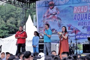 Semarakkan Road to Aquabike World Championship 2024, Pemkab Simalungun Gelar Fun Walk dan Senam Masal