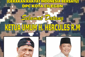 Penyerahan SK Kepemimpinan Ormas Grib Jaya(Gerakan Masyarakat Indonesia Bersatu) Saat Ini Di Ketua Grib DPC Kota Cilegon, Abah H Sahroji.SH