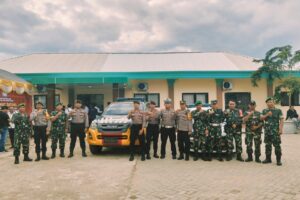 Sinergitas TNI-Polri Pengamanan Rapat Pleno Terbuka Rekapitulasi Penghitungan Suara Pilkada Serentak 2024 Tingkat Kab.HST