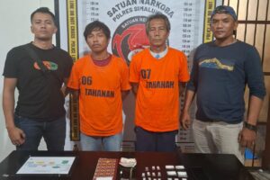Operasi Kilat Sat Narkoba Polres Simalungun, Dua Tersangka Diciduk, Di Ladang Cabe, Ada 34,41 Gram Sabu!