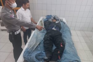 Unit Gakkum Sat Lantas Polres Simalungun Tangani Kecelakaan Maut di Jalan Siantar-Tebing Tinggi, Buru Pengemudi Mobil yang Kabur