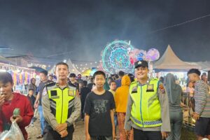 Polsek Tanah Jawa Intensifkan Patroli Malam Cegah Gangguan Kamtibmas Selama Operasi Lilin Toba 2024