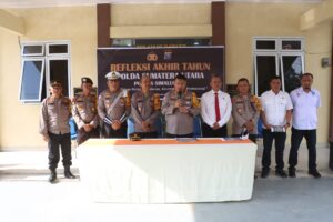 Kapolres Polres Simalungun Gelar Refleksi Akhir Tahun, Tindak Pidana Menurun