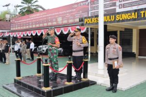 TNI-Polri Siap Amankan Perayaan Tahun Baru 2025 di Hulu Sungai Tengah