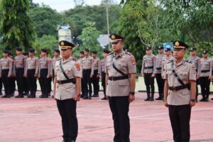 Serah Terima Jabatan Wakapolres dan Kabag Ops Polres Malinau, Kapolres: Tingkatkan Pelayanan kepada Masyarakat