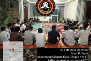 Ketua Umum Ormas DPP Jaringan Rakyat Cilegon (JARGON) dan Dewan Pengurus Cabang, Menyambut Bulan Suci 1Ramadan1446 Hijriyah Tahun 2025 Masehi, Mengadakan Doa Bersama