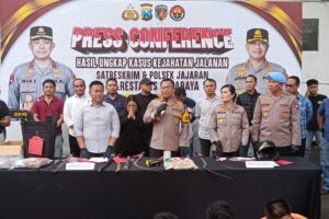 Polrestabes Surabaya Ungkap 17 Kasus Kejahatan Jalanan Selama Ramadan 2025