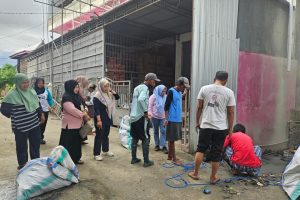 Kerja Bakti Yang di Fasilitasi Oleh Kepala Kelurahan Tanrutedong Kec Dua Pitue Kab Sidenreng Rappang