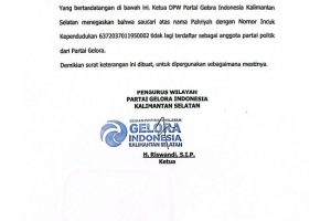 LPRI Kalimantan Selatan Menjawab Pernyataan yang Menyudutkan LPRI