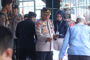 Pemberangkatan Calon Jamaah Haji Kab. Wajo Kloter 37 Polres Wajo Kawal Sampai Asrama Haji Sudiang Makasar
