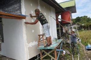 Satgas TMMD ke-124 Kodim 1002/HST Terus Kejar Target Rehab Rumah Ibadah Langgar Darussalam