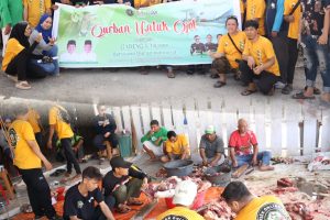 Komunitas Garing Ojek online Jakabaring tebar paket Hewan Qurban #QurbanUntukOjol