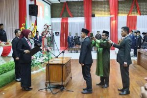 Wakil Bupati Batola Hadiri Acara Pelantikan Ahmad Ridho Sebagai Anggota DPRD Barito Kuala PAW 2024–2029