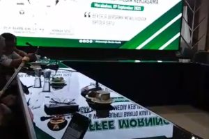 Coffee Morning Bupati Barito Kuala H. Bahrul Ilmi Bersama Insan Pers Kerjasama.