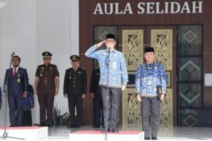 Sekda Barito Kuala Pimpin Upacara Hari Kesaktian Pancasila 2025, Tegaskan Pancasila Sebagai Pemersatu Bangsa.