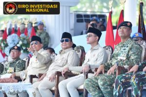 Panglima TNI Dampingi Presiden Pimpin Upacara HUT ke-80 TNI di Monas