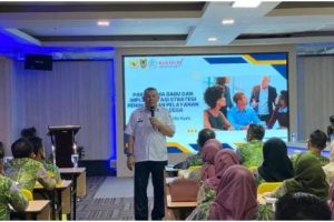Pemerintah Kabupaten Barito Kuala Gelar Pelatihan Public Speaking Bagi Kepala Desa Dan Perangkat Desa Se-Kecamatan Tabunganen.