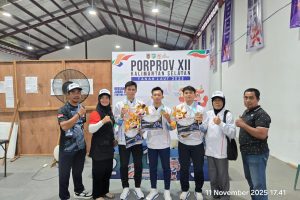 Menembak Kembali Sumbang Emas *Raihan Emas Batola 3 Kali Lompatan Di Porprov XI
