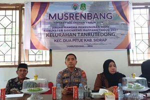 Musyawarah Perencanaan Pembangunan Tingkat Kelurahan Tanrutedong Tahun 2026 berjalan dengan lancar