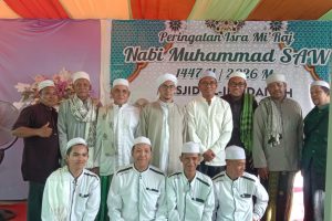 Masjid Al Ibtidaiyah Desa Penyahuan Peringati Isra Mi’raj Nabi Muhammad 1447 H/2026 M.