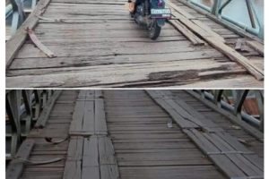 Puluhan Tahun Jembatan Rusak Warga Keramasan Desak Perbaikan Jembatan Keramasan di Kertapati Palembang