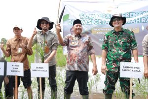 Cetak Sawah Rakyat, Bupati Tekankan Kolaborasi