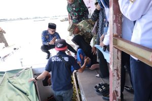 Hati Lega Lebaran Bahagia”, Bupati Batola Lepas Peserta Mudik Gratis