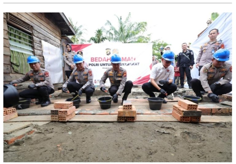 Polda Sumsel Bedah 37 Rumah Warga Sambut Hari Bhayangkara 2026