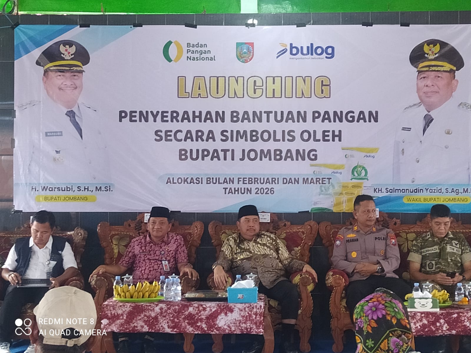 Bupati Jombang Warsubi Mulai Luncurkan Penyaluran Bantuan Pangan di Plandaan
