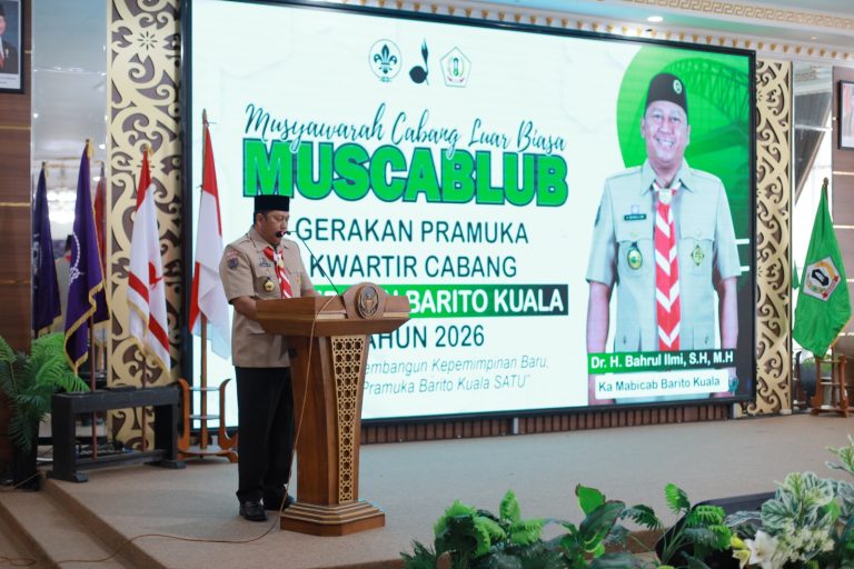 Hj. Noor Hayati Bahrul Ilmi Resmi Terpilih Sebagai Ketua Kwarcab Barito Kuala