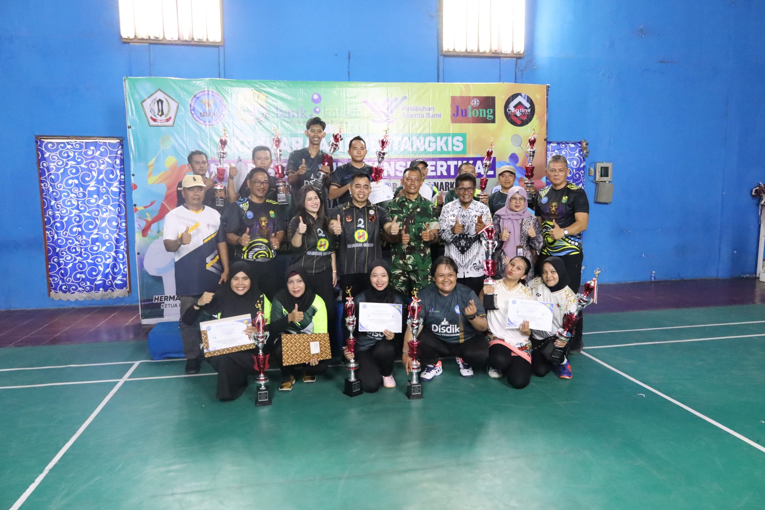 Songsong Batola Bersinar, Herman Susilo Tutup Kejuaraan Bulutangkis Antar-SKPD