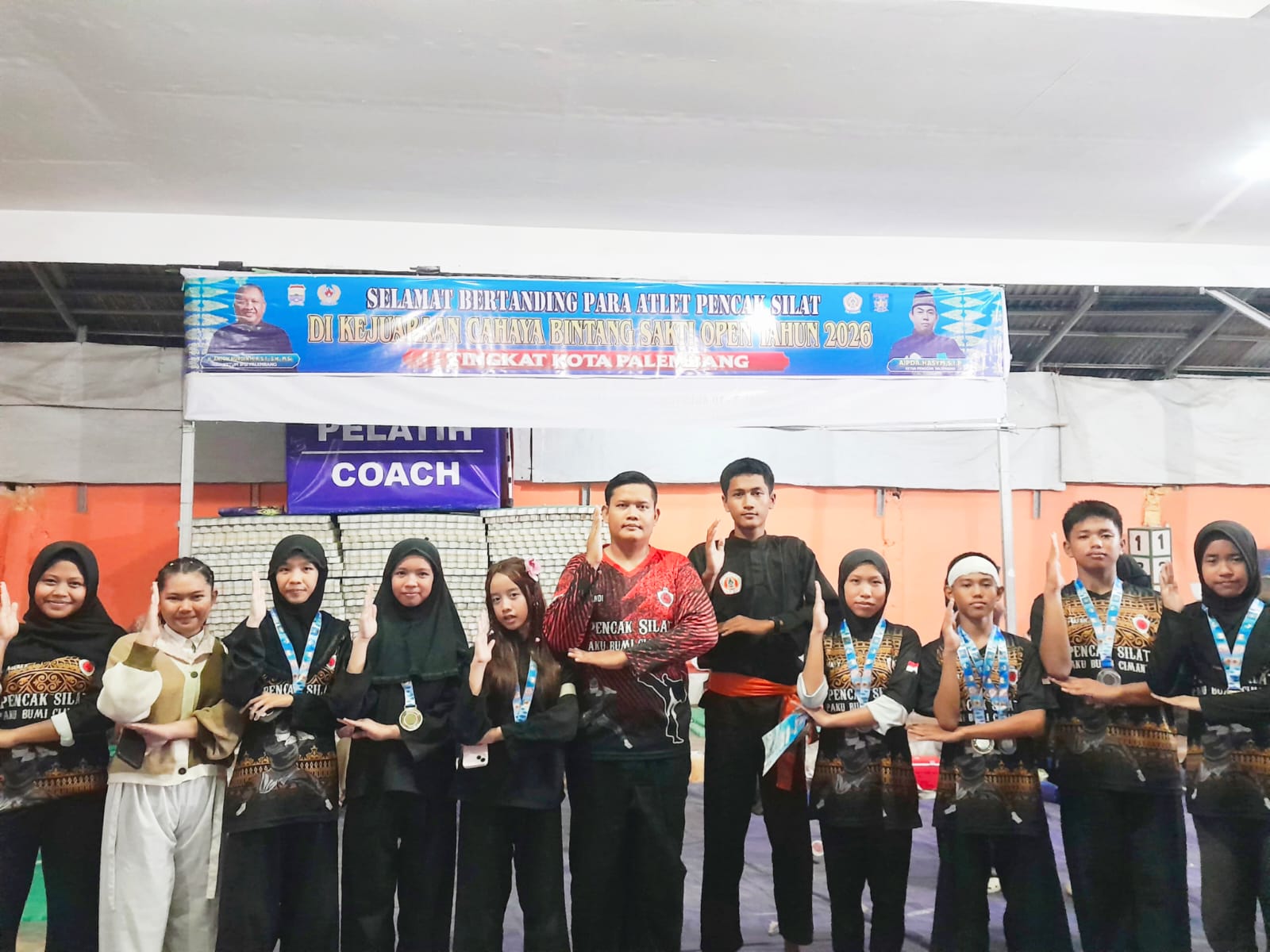 Perguruan Pencak Silat Paku Bumi Cimande Borong 8 Mendali di Kejuaraan Cahaya Bintang Sakti Palembang 2026