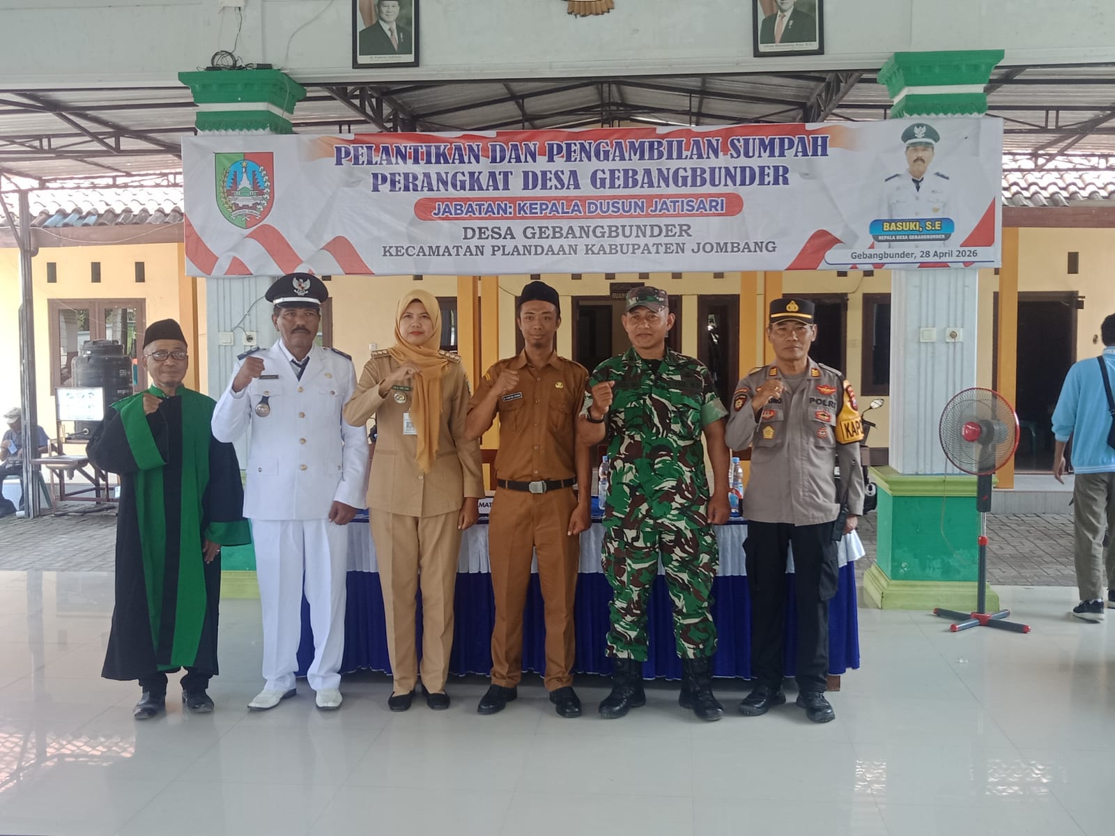 Pelantikan Kepala Dusun Jatisari, Muhammad Ilham Dwi Sabana Resmi Mengemban Amanah