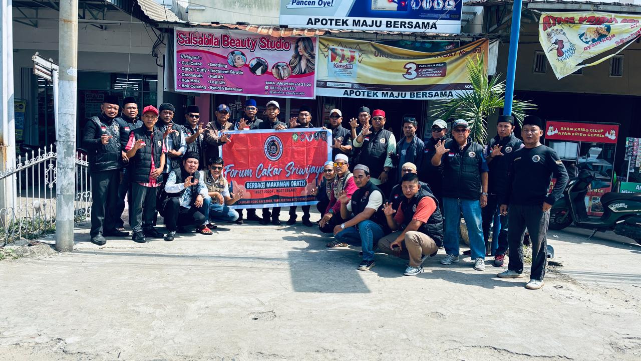 Forum Cakar Sriwijaya Kembali Gelar Jum’at Berkah Digandus