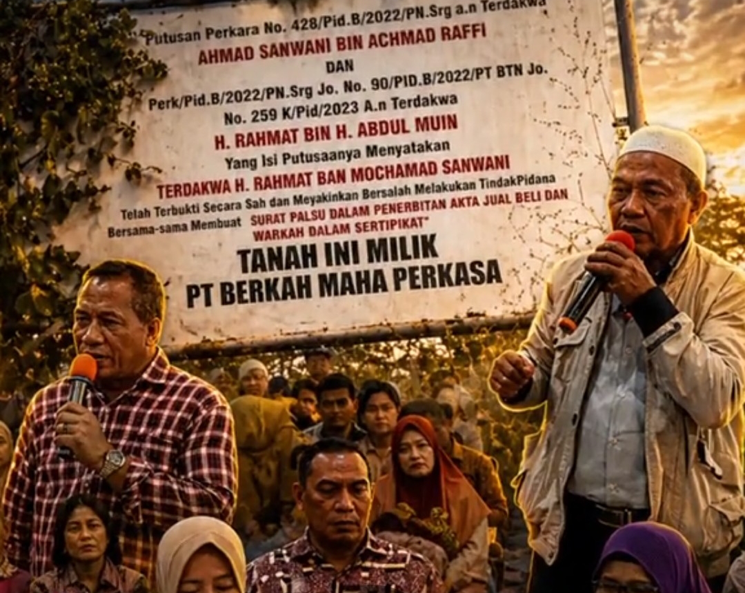 Dugaan Kasus Penyerobotan dan Sengketa Tanah Di Wilayah Serang Banten Semakin Memanas