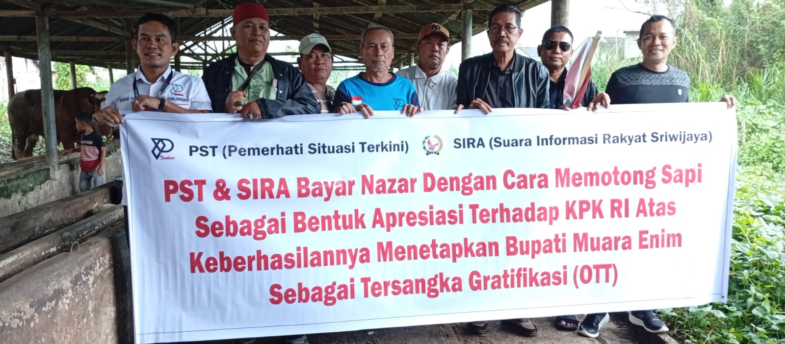 SIRA dan PST Apresiasi KPK RI, Gelar Potong Sapi sebagai Nazar atas Penetapan Tersangka Kasus Gratifikasi