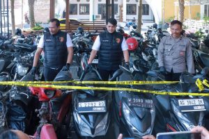 Polres Jombang Ungkap Komplotan Curanmor, Empat Tersangka Ditangkap