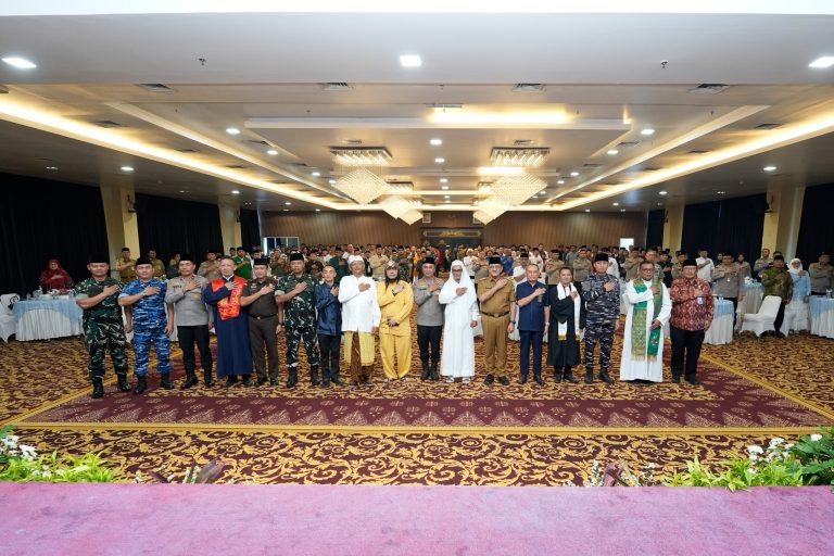 Doa Bersama Lintas Agama Warnai Peringatan HUT Bhayangkara ke-80 di Polda Sumsel