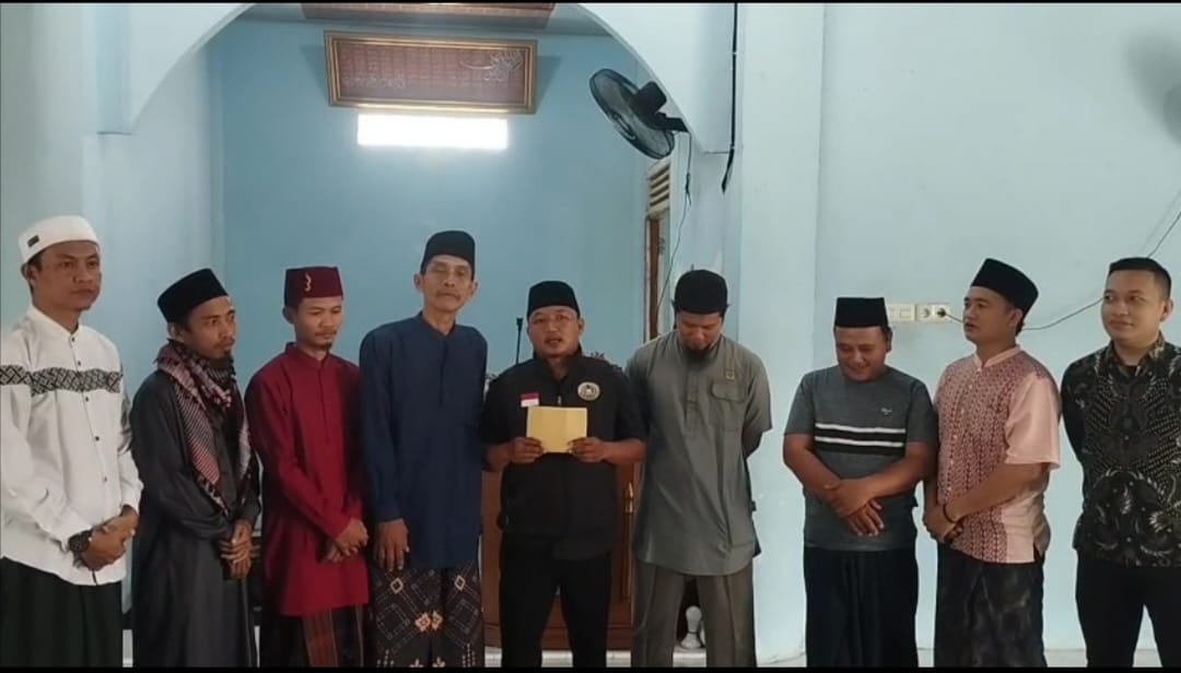 Wujud Kepedulian, Forum Cakar Sriwijaya Bantu Pembangunan Masjid Al-Ikhwah Palembang