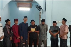 Wujud Kepedulian, Forum Cakar Sriwijaya Bantu Pembangunan Masjid Al-Ikhwah