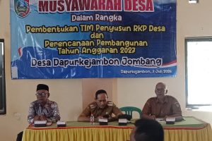 Musyawarah Desa Dapurkejambon Bentuk Tim Penyusun RKP Desa 2027, Fokus Wujudkan Pembangunan Partisipati