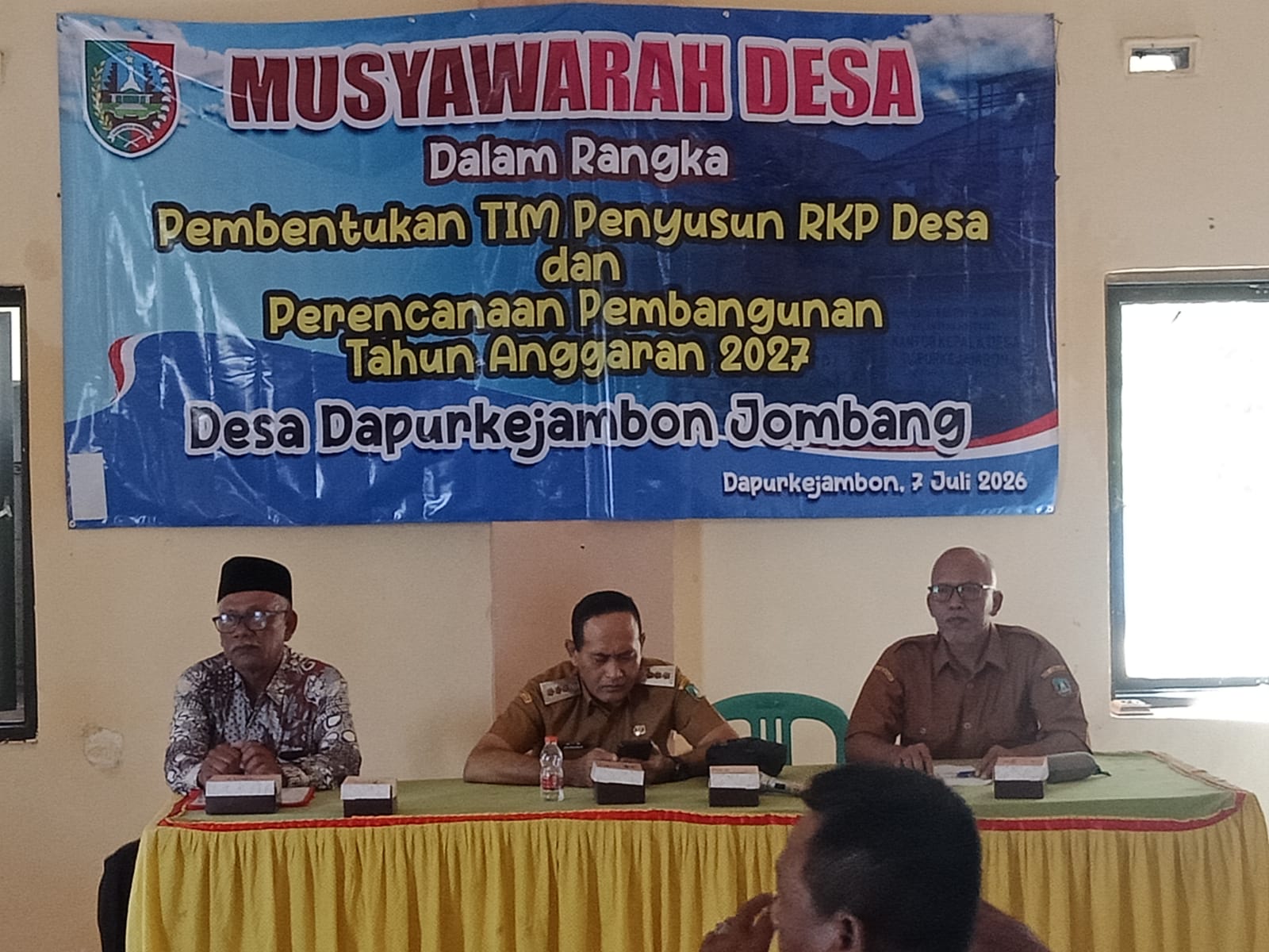Musyawarah Desa Dapurkejambon Bentuk Tim Penyusun RKP Desa 2027, Fokus Wujudkan Pembangunan Partisipati
