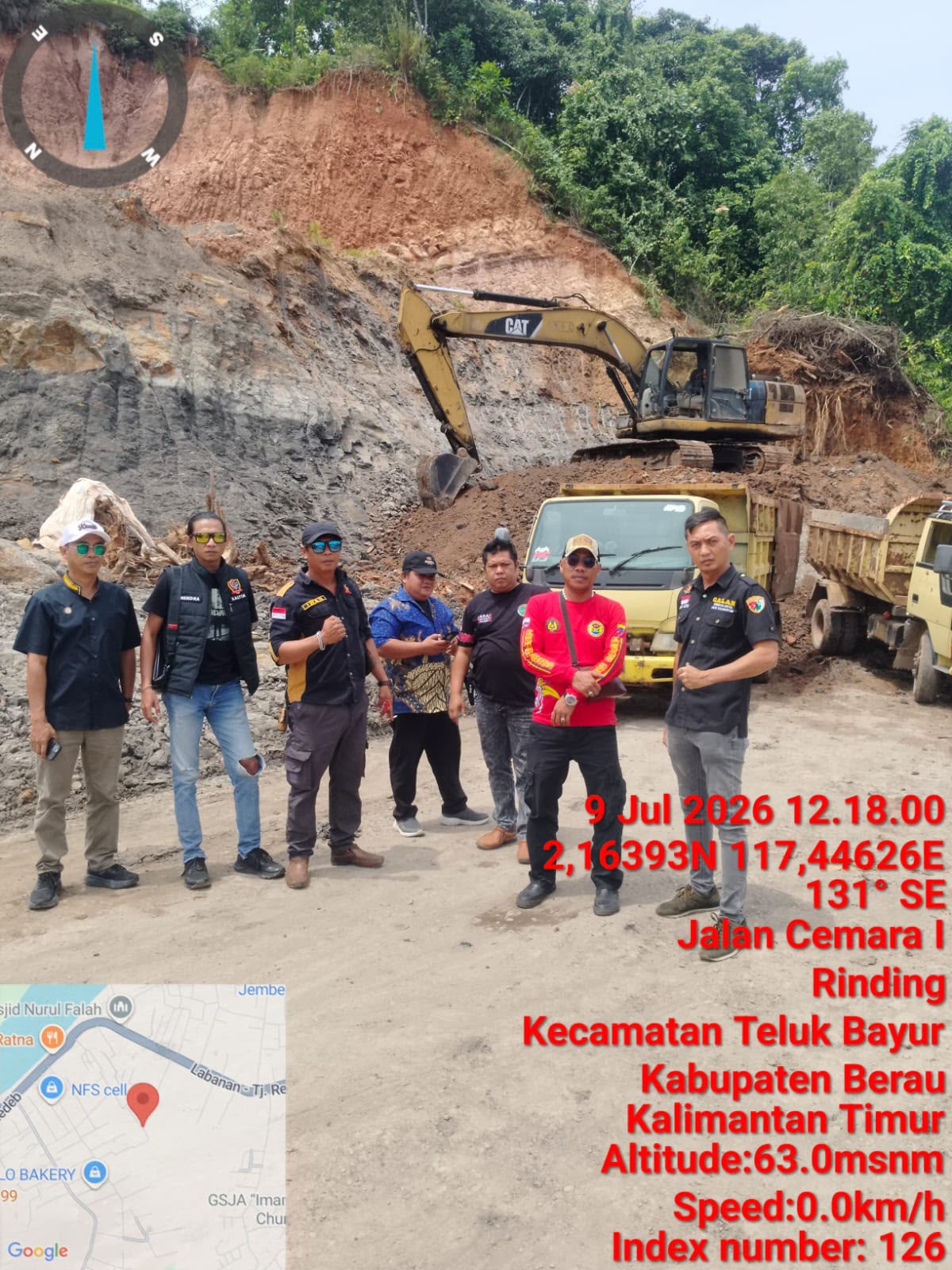 Aktivitas Galian C di Berau Tetap Berjalan Bahkan Makin Meluas, Aliansi 7 Ormas Pertanyakan Komitmen Penindakan