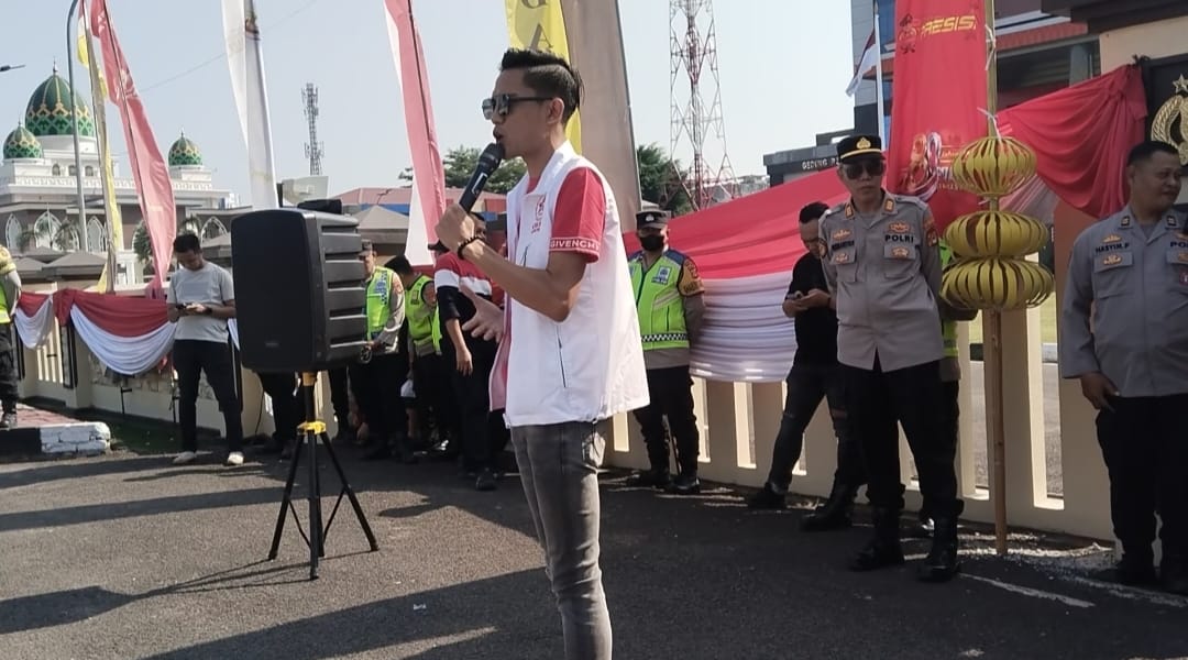 BPI KPNPA-RI Gelar Aksi di Polda Sumsel, Sampaikan Aspirasi Dukung Pemberantasan Korupsi