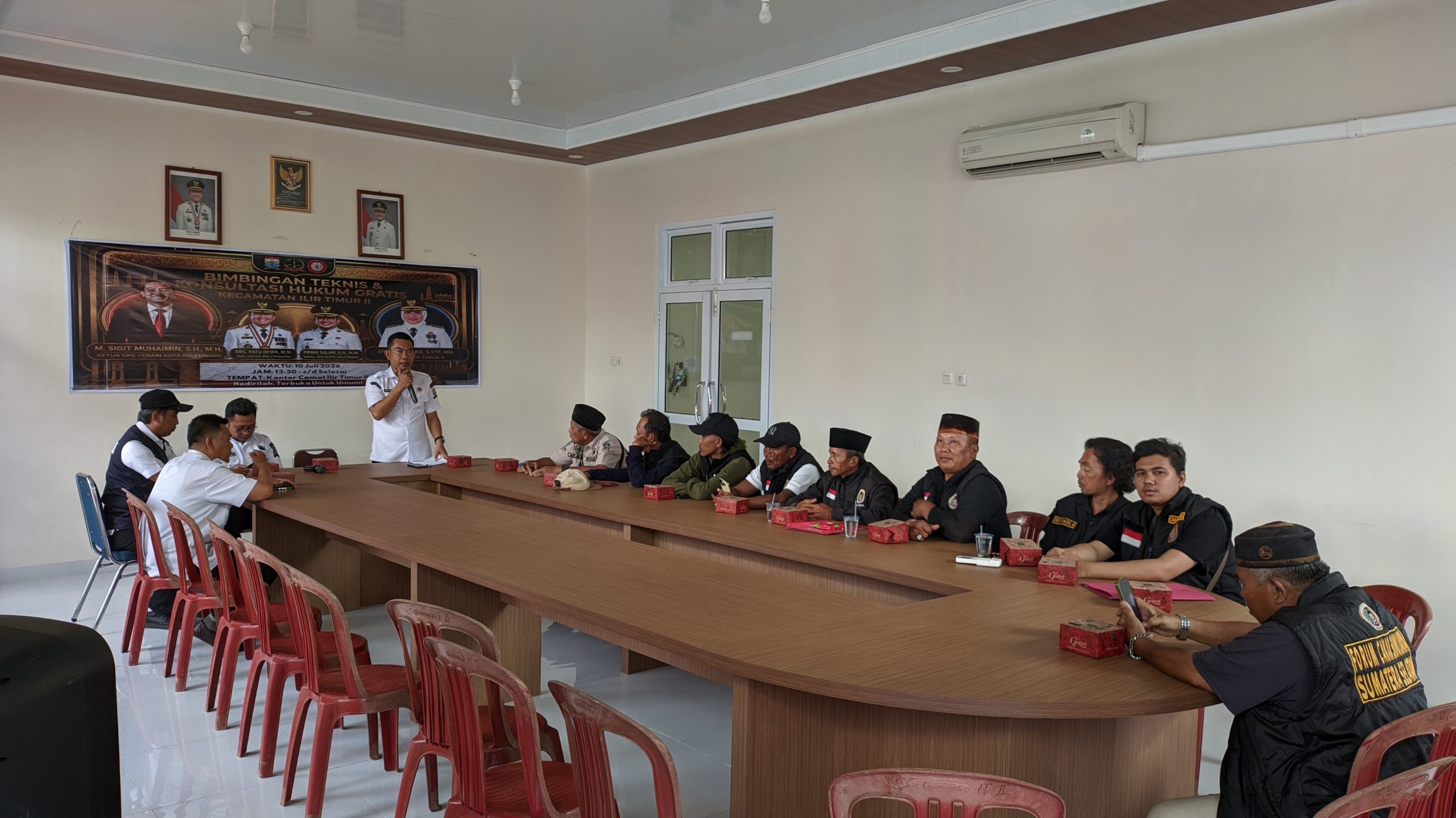Audiensi Forum Cakar Sriwijaya Bersama Camat dan Kapolsek Ilir Timur II Berlangsung Hangat