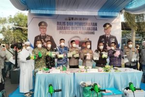 Forum Cakar Sriwijaya Torehkan Prestasi, Neca Dipercaya Pimpin Apel Sabuk Kamtibmas di Hadapan Kapolda Sumsel