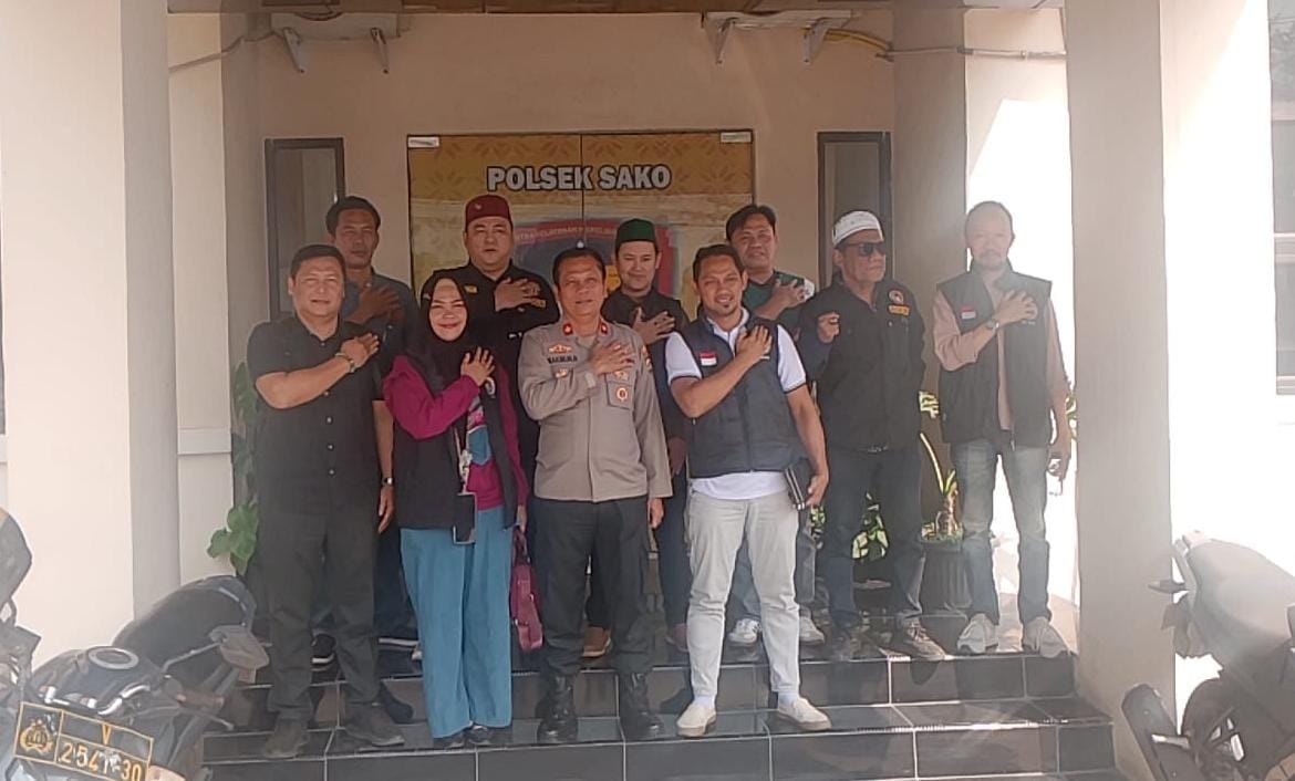 Perkuat Sinergitas, PAC Forum Cakar Sriwijaya Kecamatan Sako Audiensi ke Polsek Sako